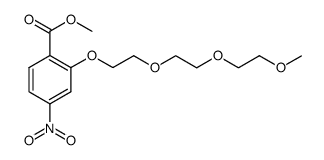 methyl 2-(2-(2-(2-methoxyethoxy)ethoxy)ethoxy)-4-nitrobenzoate结构式