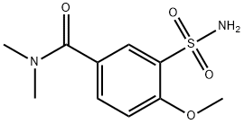 4-methoxy-N,N-dimethyl-3-sulfamoylbenzamide Structure