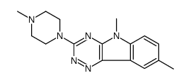 5,8-Dimethyl-3-(4-methyl-1-piperazinyl)-5H-1,2,4-triazino(5,6-b)indole picture