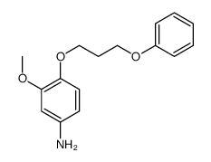 3-methoxy-4-(3-phenoxypropoxy)aniline Structure