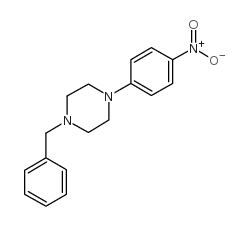 1-Benzyl-4-(4-nitrophenyl)piperazine structure