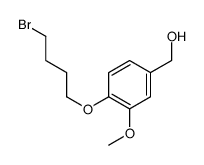 [4-(4-bromobutoxy)-3-methoxyphenyl]methanol结构式