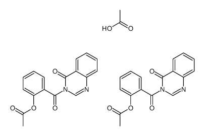 acetic acid,[2-(4-oxoquinazoline-3-carbonyl)phenyl] acetate结构式