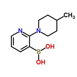 (2-(4-Methylpiperidin-1-yl)pyridin-3-yl)boronic acid picture