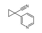 1-(吡啶-3-基)环丙基腈结构式