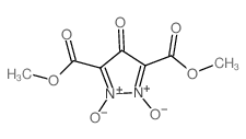 dimethyl 1,2-dioxido-4-oxo-pyrazole-3,5-dicarboxylate结构式