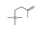 trimethyl(3-methylbut-3-enyl)silane结构式