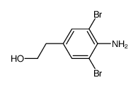 3,5-dibromo-4-aminophenethyl alcohol Structure