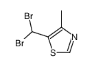 5-(Dibromomethyl)-4-methyl-1,3-thiazole结构式