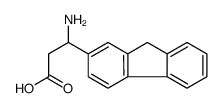 3-AMINO-3-(9H-FLUOREN-2-YL)-PROPIONIC ACID Structure