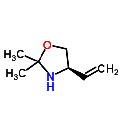 (R)-2,2-Dimethyl-4-vinyloxazolidine Structure