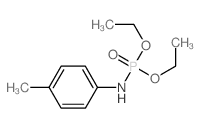 Phosphoramidic acid, N-(4-methylphenyl)-, diethyl ester picture