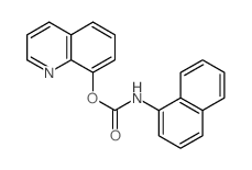 quinolin-8-yl N-naphthalen-1-ylcarbamate Structure