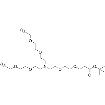 N-(PEG2-Boc)-N-bis(PEG2-propargyl)图片