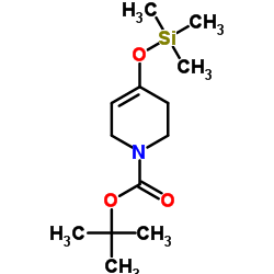 tert-Butyl 4-[(Trimethylsilanyl)oxy]-3,6-dihydro-2H-pyridine-1-carboxylate Structure