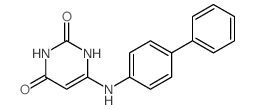 2,4(1H,3H)-Pyrimidinedione,6-([1,1'-biphenyl]-4-ylamino)- picture