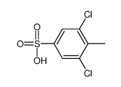 3,5-Dichloro-4-methylbenzenesulfonic acid Structure