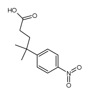 4-Methyl-4-(p-nitro-phenyl)valeriansaeure Structure