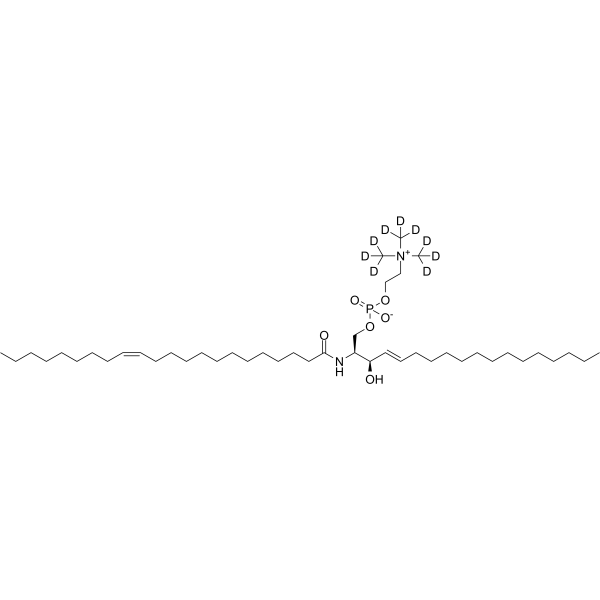 22:1 SM (d18:1/22:1)-d9结构式