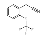 2-(TRIFLUOROMETHYLTHIO)PHENYLACETONITRILE结构式