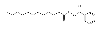 benzoyl dodecanoyl peroxide结构式