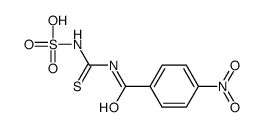 (4-nitrobenzoyl)carbamothioylsulfamic acid结构式