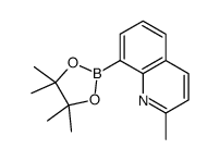 2-methyl-8-(4,4,5,5-tetramethyl-1,3,2-dioxaborolan-2-yl)quinoline图片