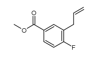 methyl 3-allyl-4-fluorobenzoate Structure