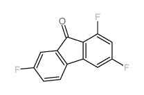 9H-Fluoren-9-one,1,3,7-trifluoro-结构式