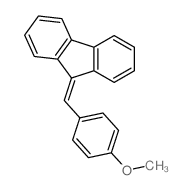 9H-Fluorene,9-[(4-methoxyphenyl)methylene]-结构式