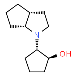 Cyclopentanol, 2-[(3aR,6aR)-hexahydrocyclopenta[b]pyrrol-1(2H)-yl]-, (1S,2S)- (9CI)结构式