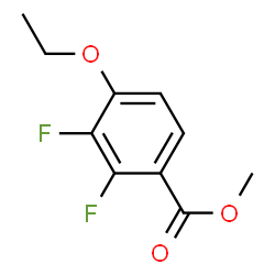 Benzoic acid, 4-ethoxy-2,3-difluoro-, methyl ester (9CI) Structure