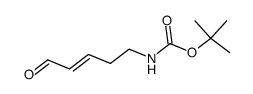 Carbamic acid, (5-oxo-3-pentenyl)-, 1,1-dimethylethyl ester (9CI) Structure