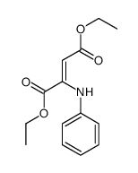 diethyl 2-anilinobut-2-enedioate结构式