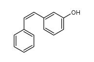 cis-3-hydroxystilbene Structure