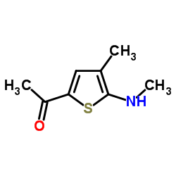 Ethanone, 1-[4-methyl-5-(methylamino)-2-thienyl]- (9CI) picture