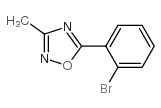 5-(2-bromophenyl)-3-methyl-1,2,4-oxadiazole structure