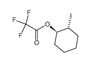 trans-1-iodo-2-trifluoroacetoxycyclohexane结构式