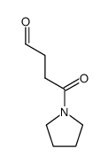 4-oxo-4-(pyrrolidin-1-yl)butanal结构式