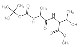 Methyl 2-((2-((tert-butoxycarbonyl)amino)propanoyl)amino)-3-hydroxybutanoate picture