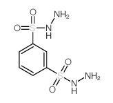 Benzene-1,3-disulfonic acid hydrazide Structure