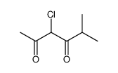 3-Chloro-5-methyl-2,4-hexanedione结构式