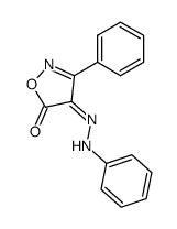 4-phenylhydrazono-3-phenyl-2-isoxazolin-5-one结构式