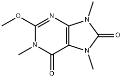 2-Methoxy-1,7,9-trimethyl-7,9-dihydro-1H-purine-6,8-dione Structure