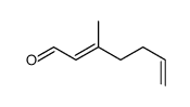 3-methylhepta-2,6-dienal结构式