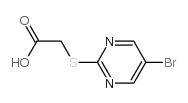 ((5-BROMOPYRIMIDIN-2-YL)THIO)ACETIC ACID Structure