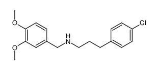 3-(4-chlorophenyl)-N-(3,4-dimethoxybenzyl)propan-1-amine Structure