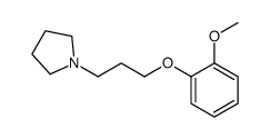 1-[3-(2-methoxyphenoxy)propyl]pyrrolidine Structure