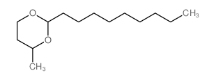 1,3-Dioxane,4-methyl-2-nonyl-结构式