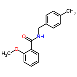 2-Methoxy-N-(4-methylbenzyl)benzamide结构式